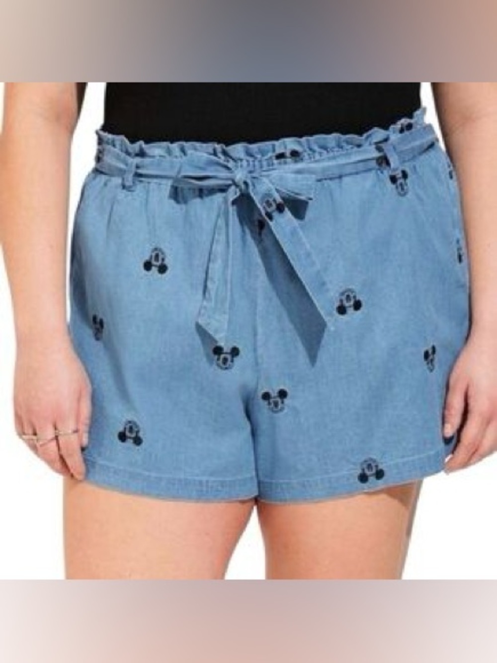 NWT Torrid Disney Light Blue Shorts